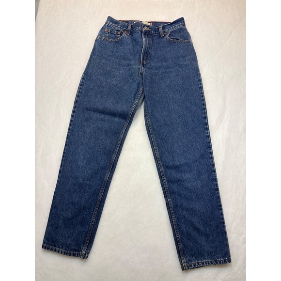 Levis 550 Relaxed‎ Tapered Jeans Blue Denim Womenswear Retro Style - Picture 2 of 8